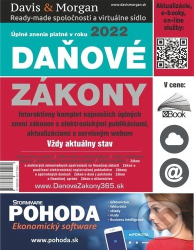 Daňové zákony 2022 - kniha z kategorie Účetnictví a daně