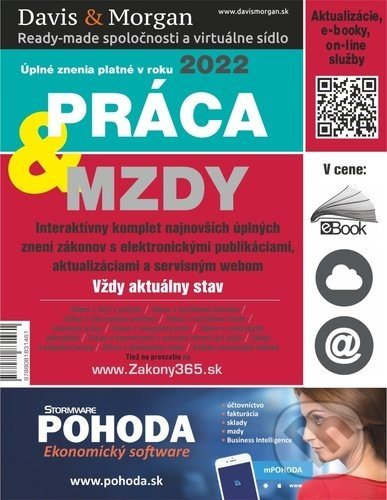 Práca a mzdy 2022 - kniha z kategorie Účetnictví a daně
