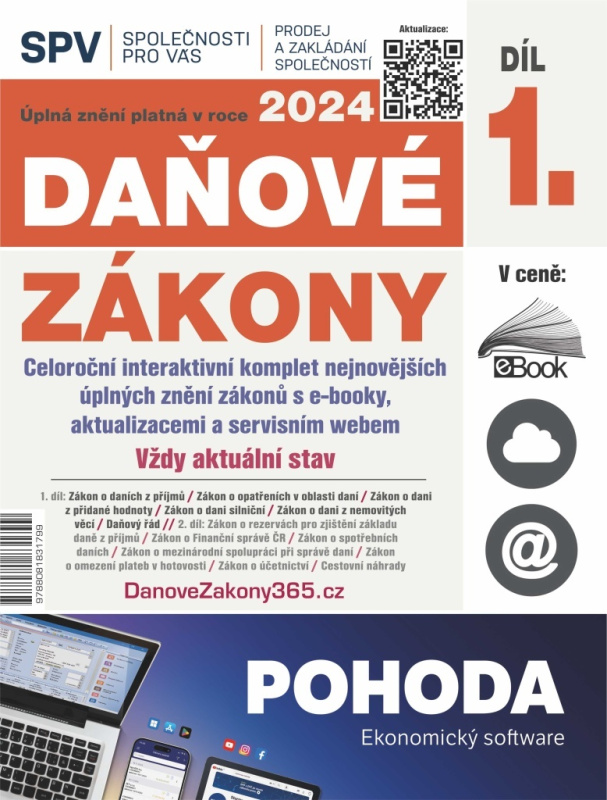 Daňové zákony 2024 (Díl 1.)