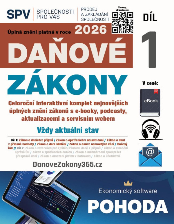Daňové zákony 2026 (Díl 1.) - -