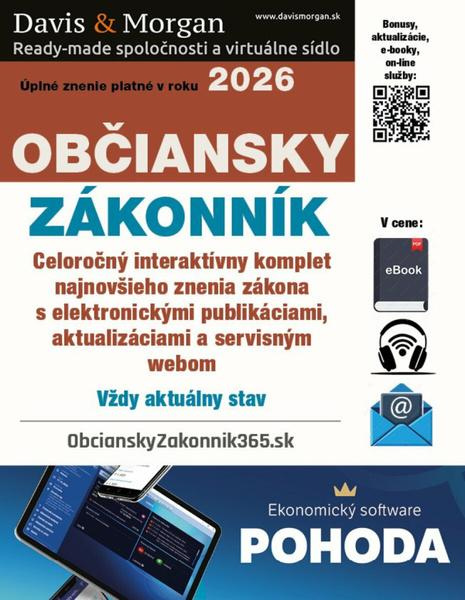 Občiansky zákonník 2026 - kniha z kategorie Účetnictví a daně