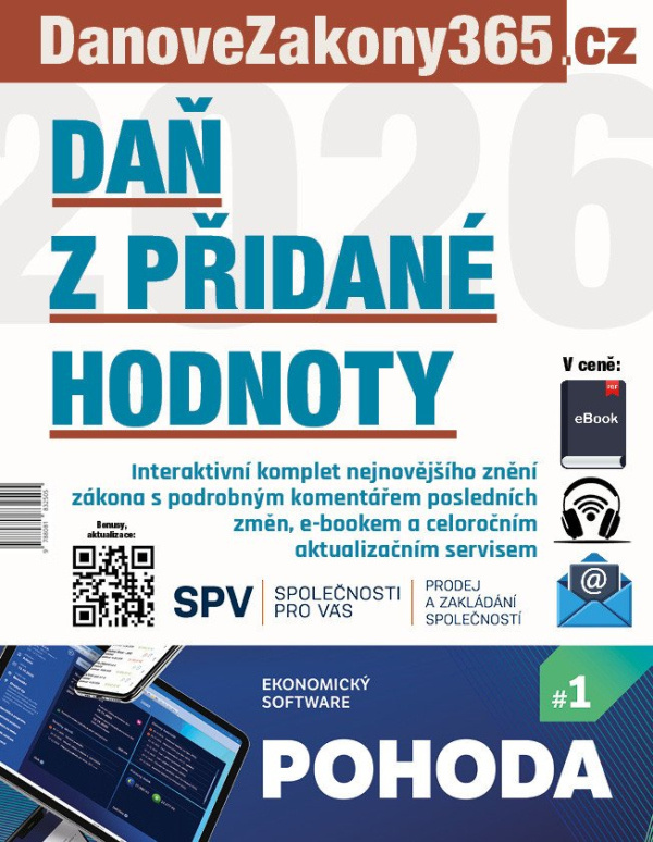 Zákon o dani z přidané hodnoty 2026 s komentářem změn