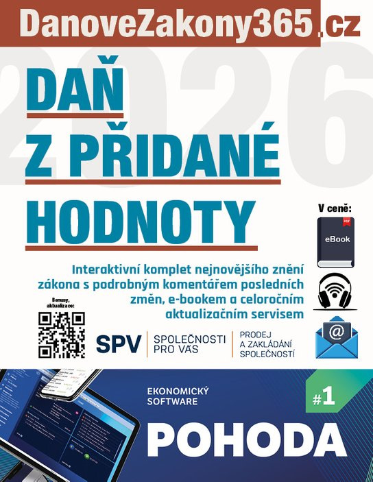 Zákon o dani z přidané hodnoty 2026 s komentářem změn -  Redakční kolektiv