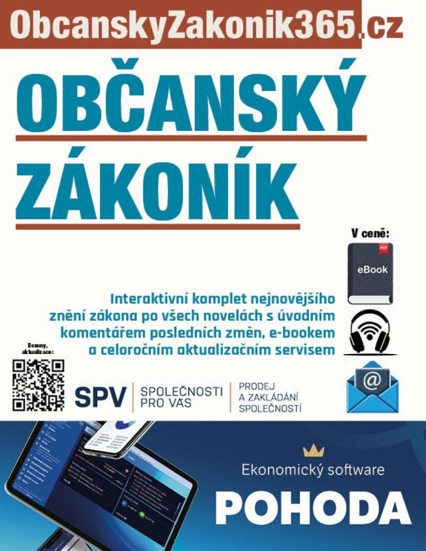Občanský zákoník s úvodním komentářem změn - -