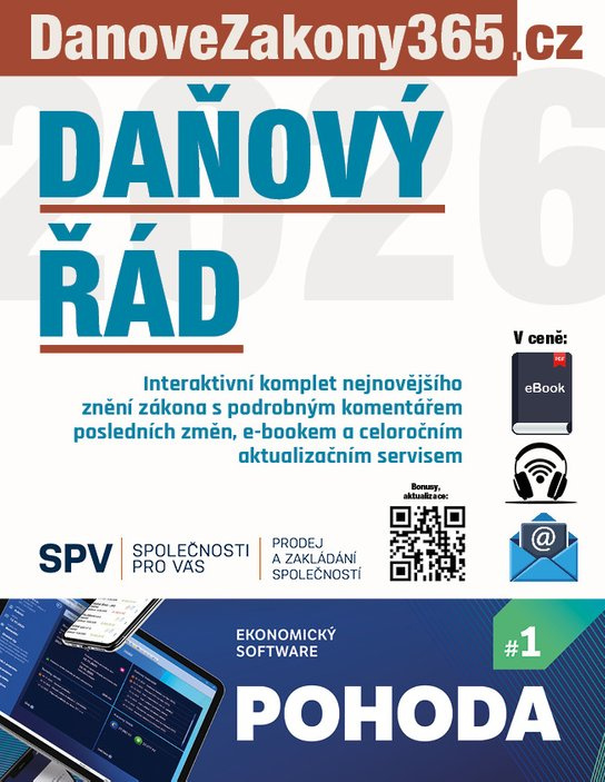 Daňový řád 2026 s komentářem změn -  Redakční kolektiv