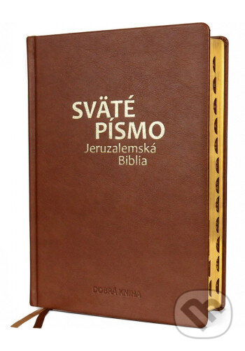 Sväté písmo - Jeruzalemská Biblia (veľký formát) hnedá obálka so zlatorezom - kniha z kategorie Biblia