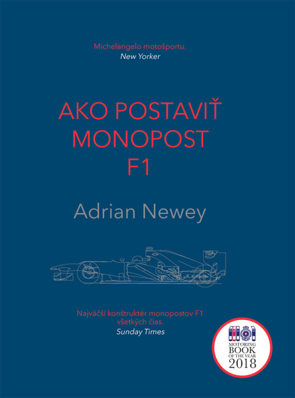 Ako postaviť monopost F1 - Adrian Newey - kniha z kategorie Individuální sporty