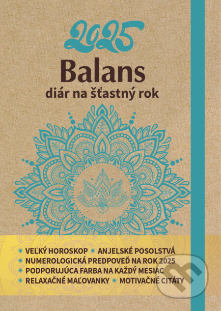 Balans diár na šťastný rok 2025 - Katarína Olejárová