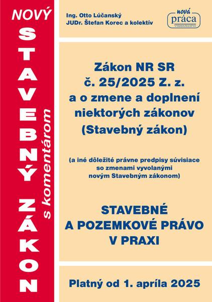 Nový stavebný zákon s komentárom -  Autor Neuveden