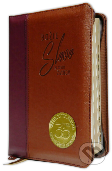 Biblia - ekumenický preklad (štandardný formát, hnedá, dvojfarebná, so zipsom, so zlatou oriezkou) - kniha z kategorie Bible