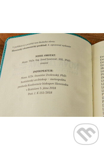 Nová zmluva, Žalmy a Príslovia, tyrkysová, 2025 - kniha z kategorie Biblia