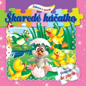 Puzzle kniha Škaredé káčatko 17x17cm 6x9 dielikov SK verzia