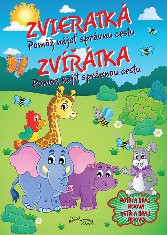 Zvieratká. Pomôž nájsť správnu cestu (Zotri a hraj znova) - kniha z kategorie Naučné knihy