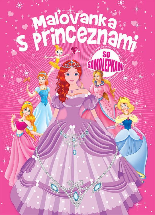 Maľovanka s princeznami -  Autor Neuveden