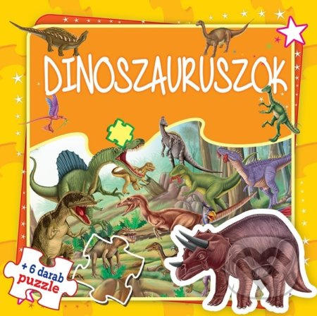 Dinoszauruszok + 6 darab puzzle