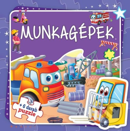 Munkagépek + 6 darab puzzle