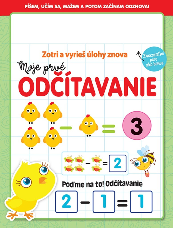 Moje prvé odčítavanie - Zotri a vyrieš úlohy znova - kniha z kategorie Úkoly pro děti