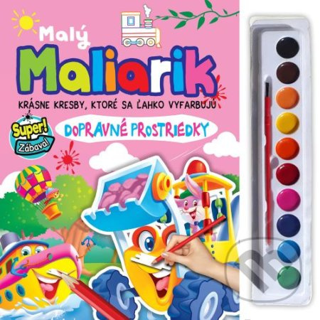 Malý Maliarik - Dopravné prostriedky - kniha z kategorie Kreslení