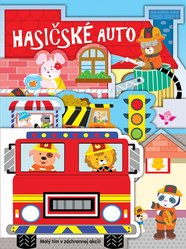 Hasičské auto - leporelo (Malý tím v záchrannej akcii) - kniha z kategorie Pohádky