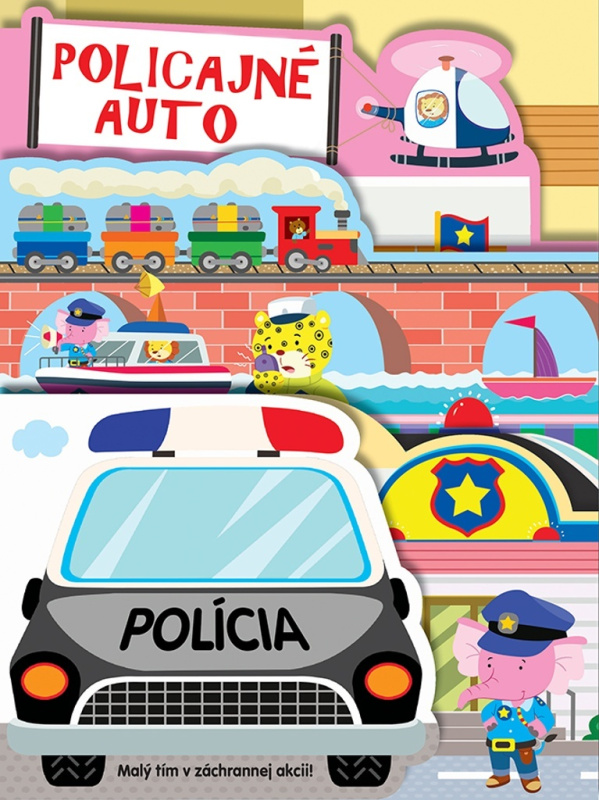 Policajné auto - leporelo (Malý tím v záchrannej akcii) - kniha z kategorie Pohádky