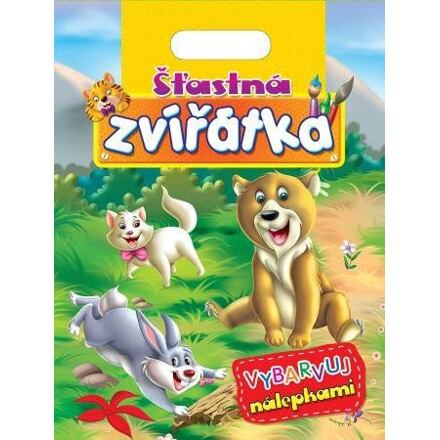 Šťastná zvířátka s nálepkami