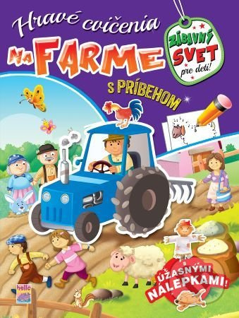Hravé cvičenia na farme s príbehom - kniha z kategorie Kreslení