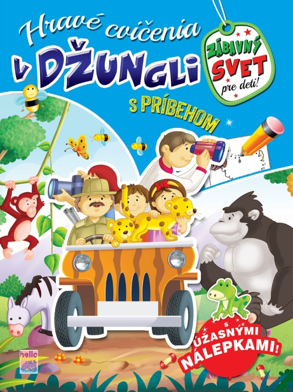 Hravé cvičenia v džungli s príbehom - kniha z kategorie Kreslení