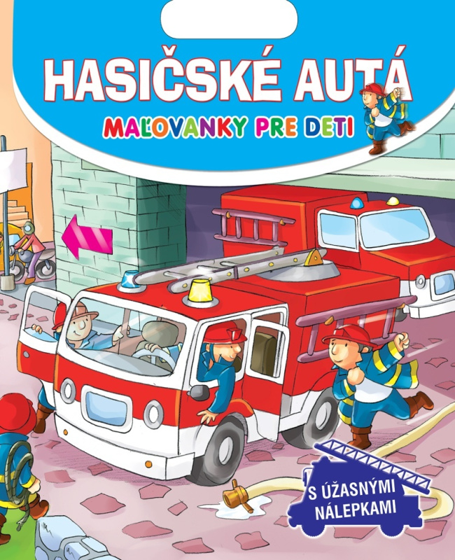 Hasičské autá - kniha z kategorie Omalovánky