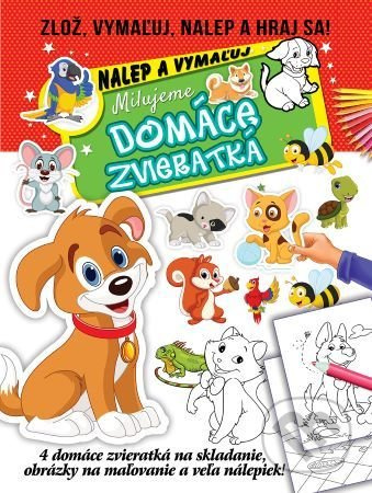 Milujeme domáce zvieratká - kniha z kategorie Omalovánky