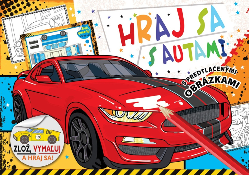 Hraj sa s autami - kniha z kategorie Omalovánky