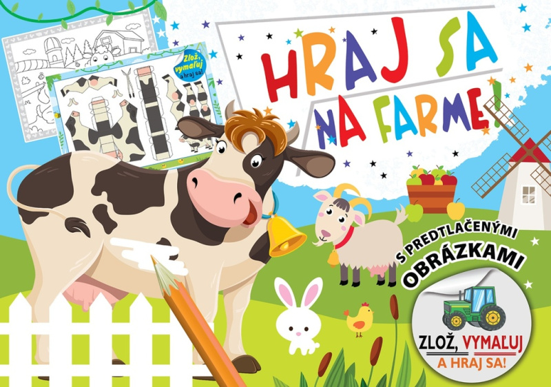 Hraj sa na farme - kniha z kategorie Omalovánky