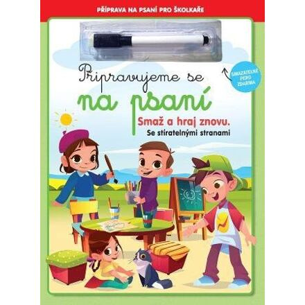 Pripravujeme se na psani - Smaž a hraj znovu, se stíratelnými stranami