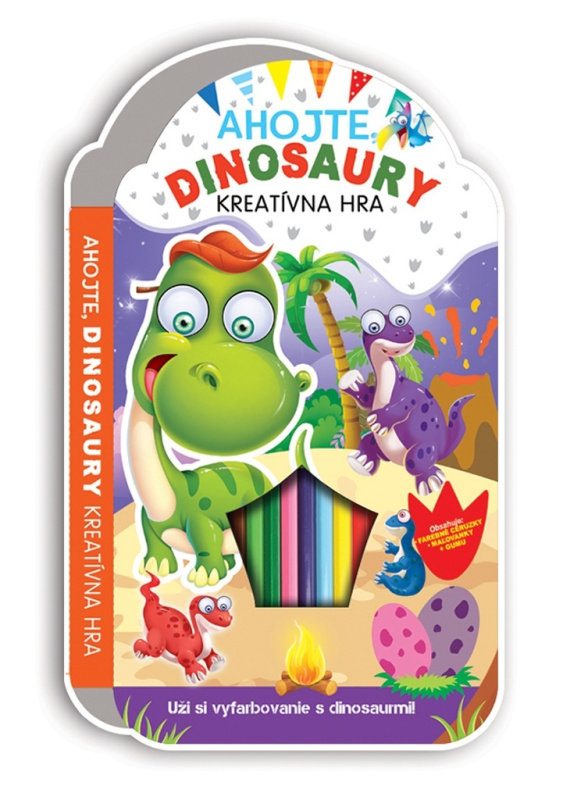 Ahojte dinosaury - kniha z kategorie Omalovánky