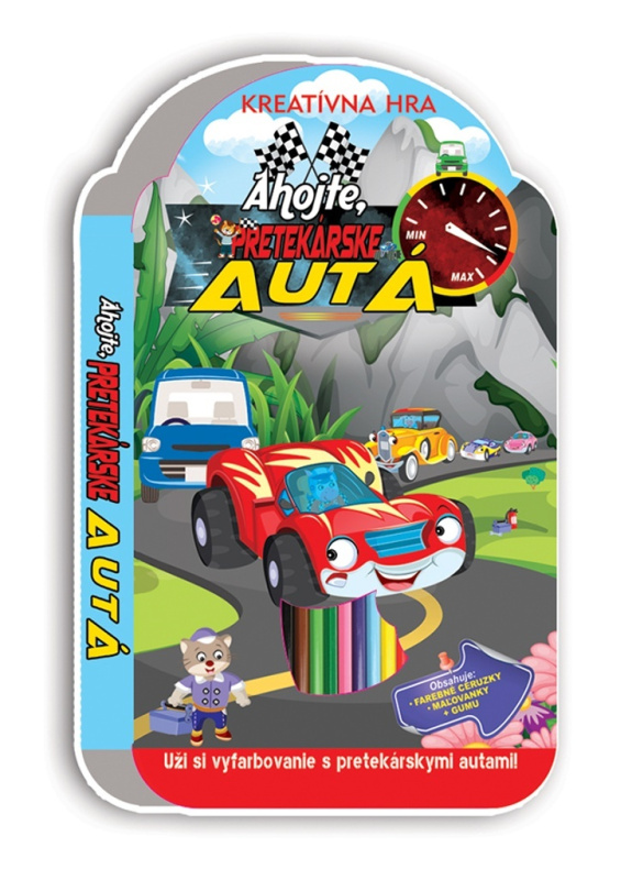 Ahojte autá - kniha z kategorie Omalovánky