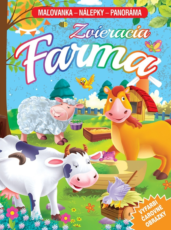 Zvieracia farma panoráma - kniha z kategorie Omalovánky
