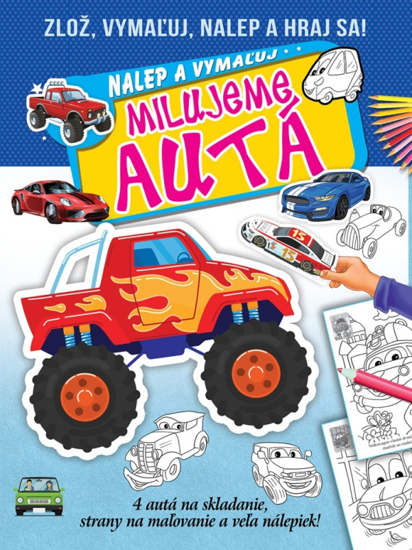 Milujeme autá - kniha z kategorie Omalovánky