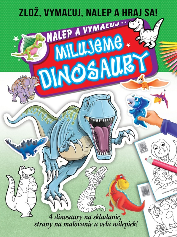 Milujeme dinosaury - kniha z kategorie Omalovánky
