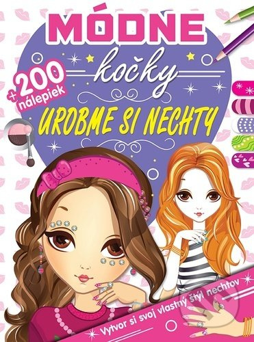 Módne kočky - urobme si nechty - kniha z kategorie Omalovánky