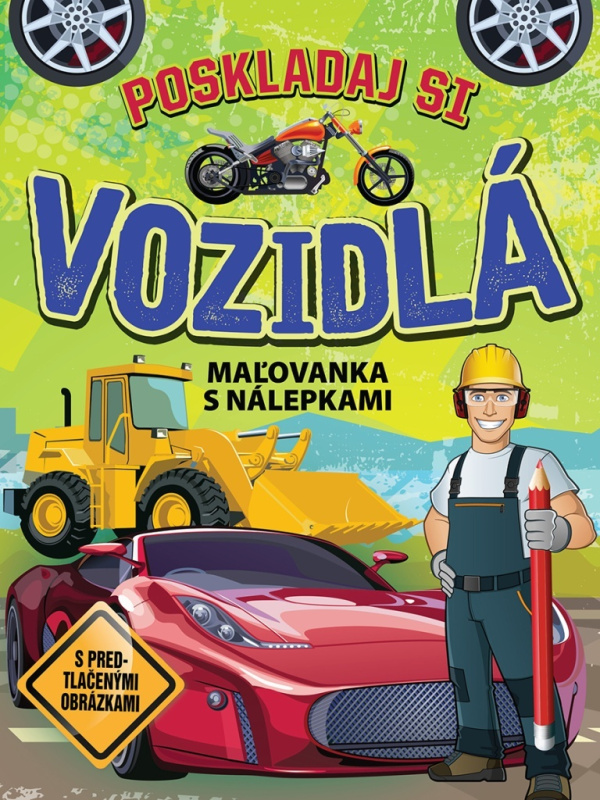 Poskladaj si vozidlá - kniha z kategorie Omalovánky