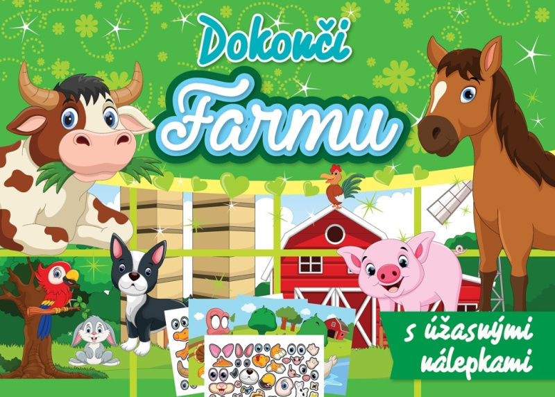 Dokonči farmu - kniha z kategorie Omalovánky