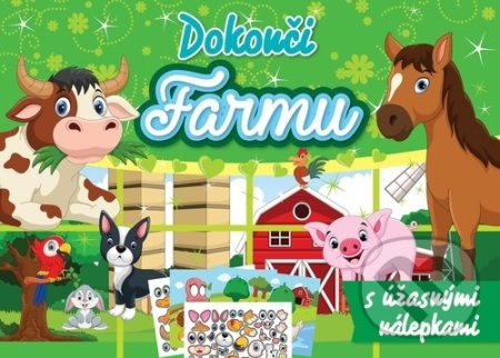 Dokonči farmu - kniha z kategorie Omalovánky