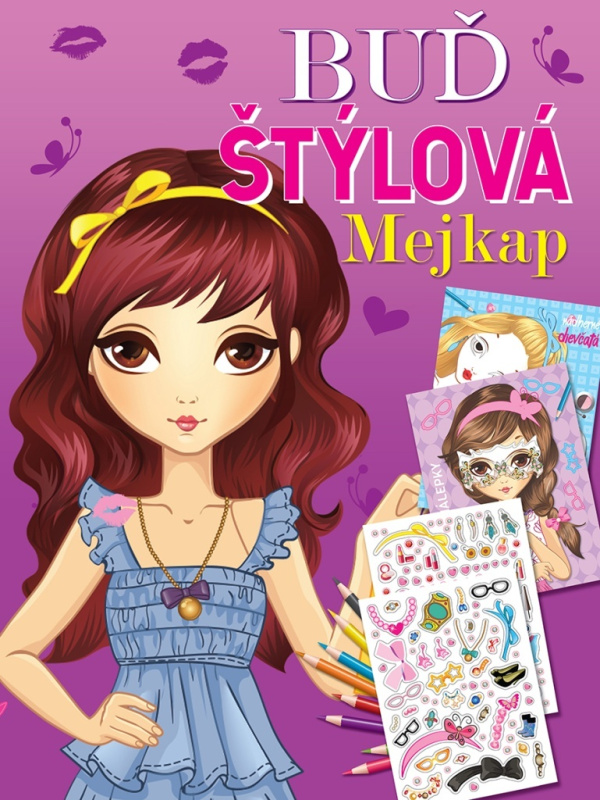 Buď štýlová - Mejkap - kniha z kategorie Omalovánky