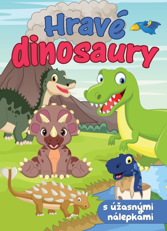 Hravé dinosaury - kniha z kategorie Omalovánky