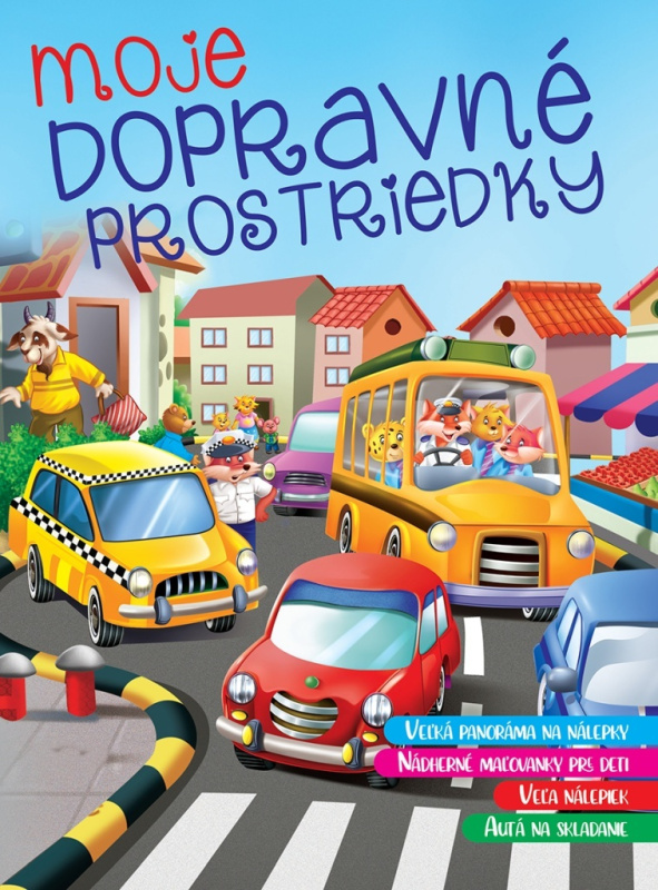 Moje dopravné prostriedky - kniha z kategorie Omalovánky