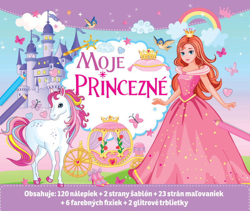 Moje princezné - kniha z kategorie Omalovánky