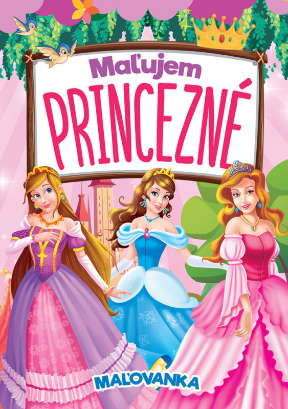 Maľujem princezné - kniha z kategorie Omalovánky