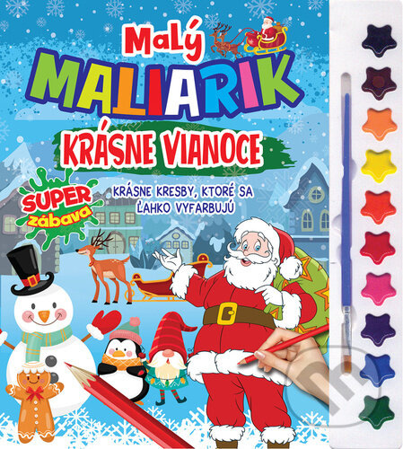 Malý maliarik Krásne Vianoce - kniha z kategorie Omalovánky