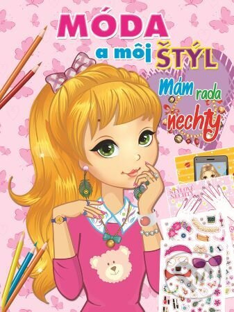 Móda a môj štýl - nechty - kniha z kategorie Omalovánky