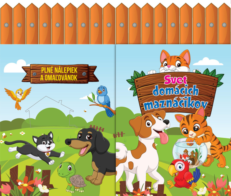 Svet domácich maznáčikov - kniha z kategorie Omalovánky