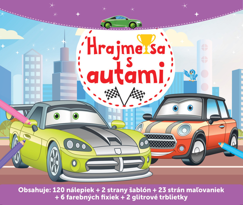 Hrajme sa s autami - kniha z kategorie Omalovánky